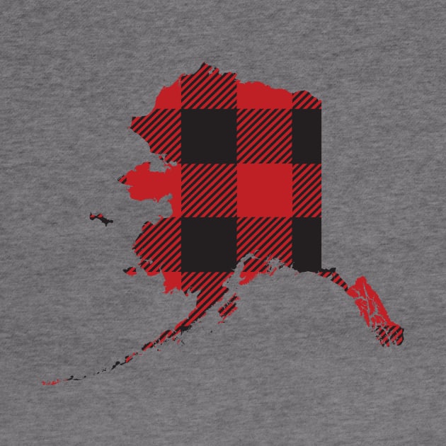 Alaska State Flannel Plaid Design by DoctorWatsonDesigns